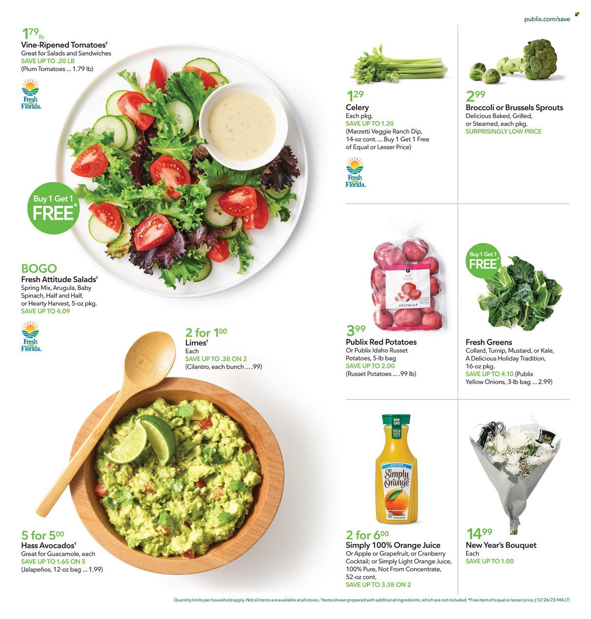 Publix ad - 12/26/2023 - 01/01/2024. Page 7