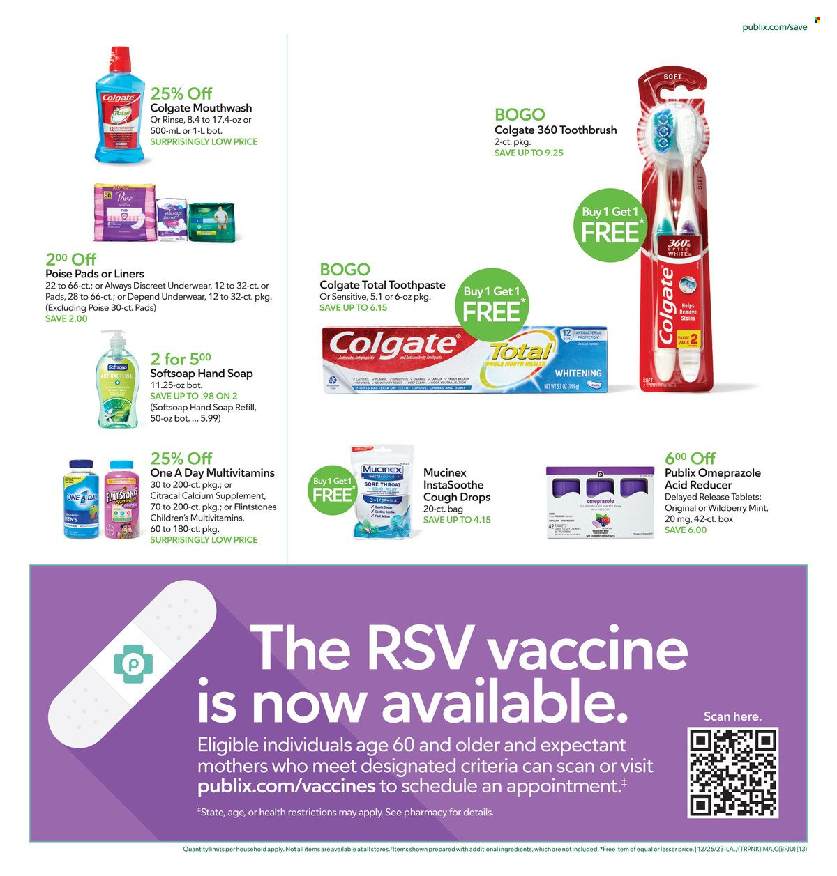 Publix ad - 12/26/2023 - 01/01/2024. Page 13