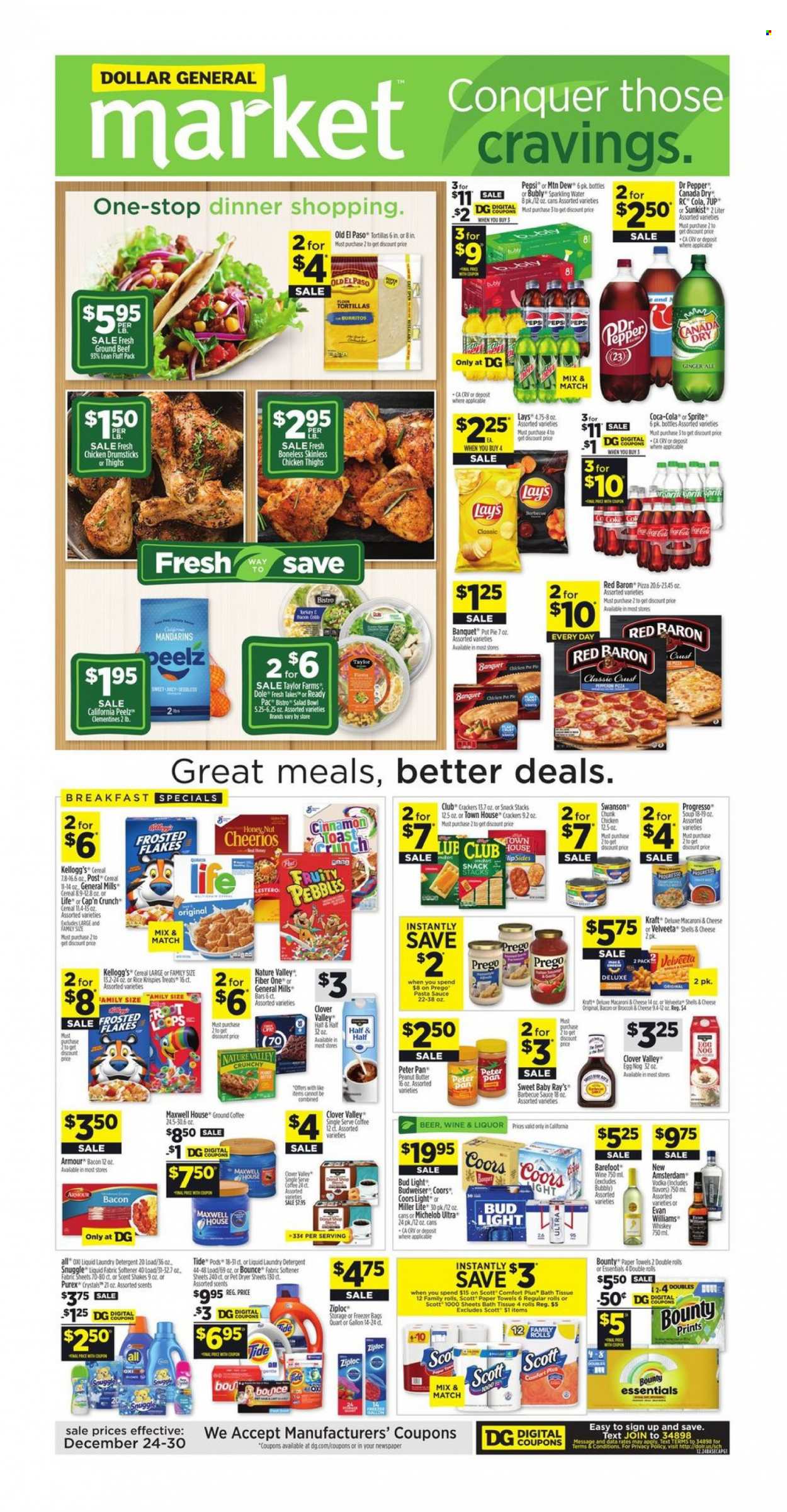 Dollar General ad - 12/24/2023 - 12/30/2023. Page 1
