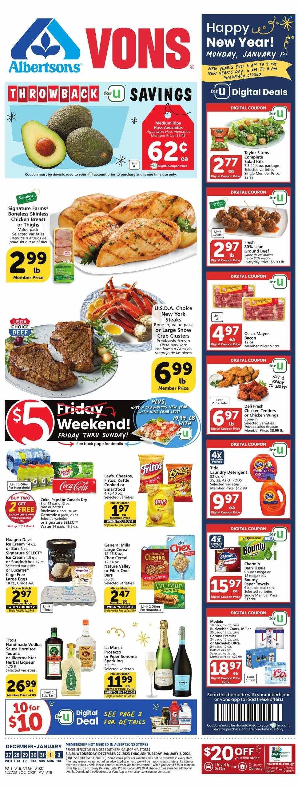 Vons ad - 12/27/2023 - 01/02/2024. Page 1