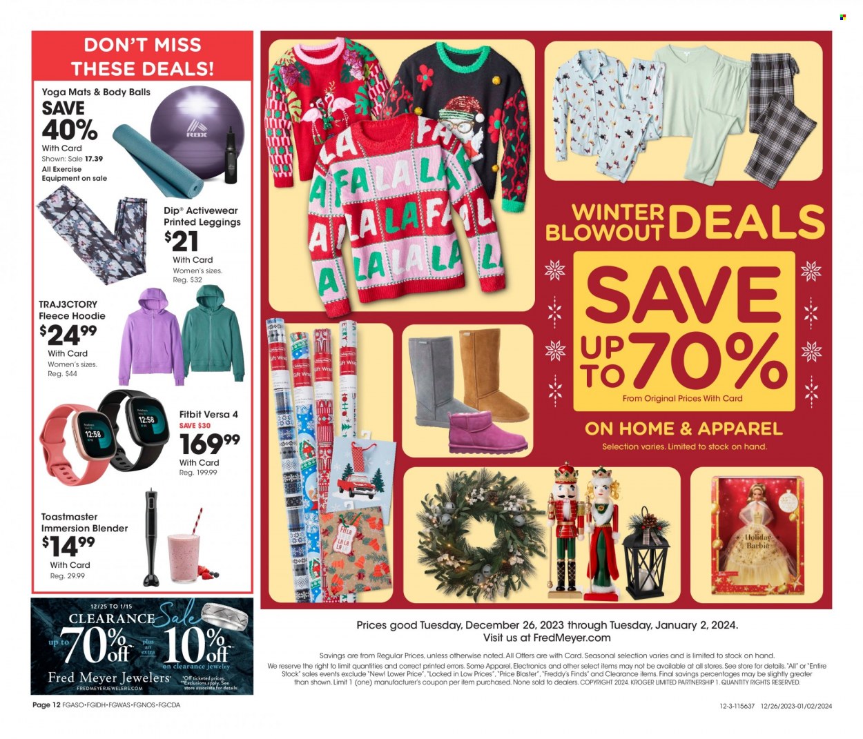Fred Meyer ad - 12/27/2023 - 01/02/2024. Page 12