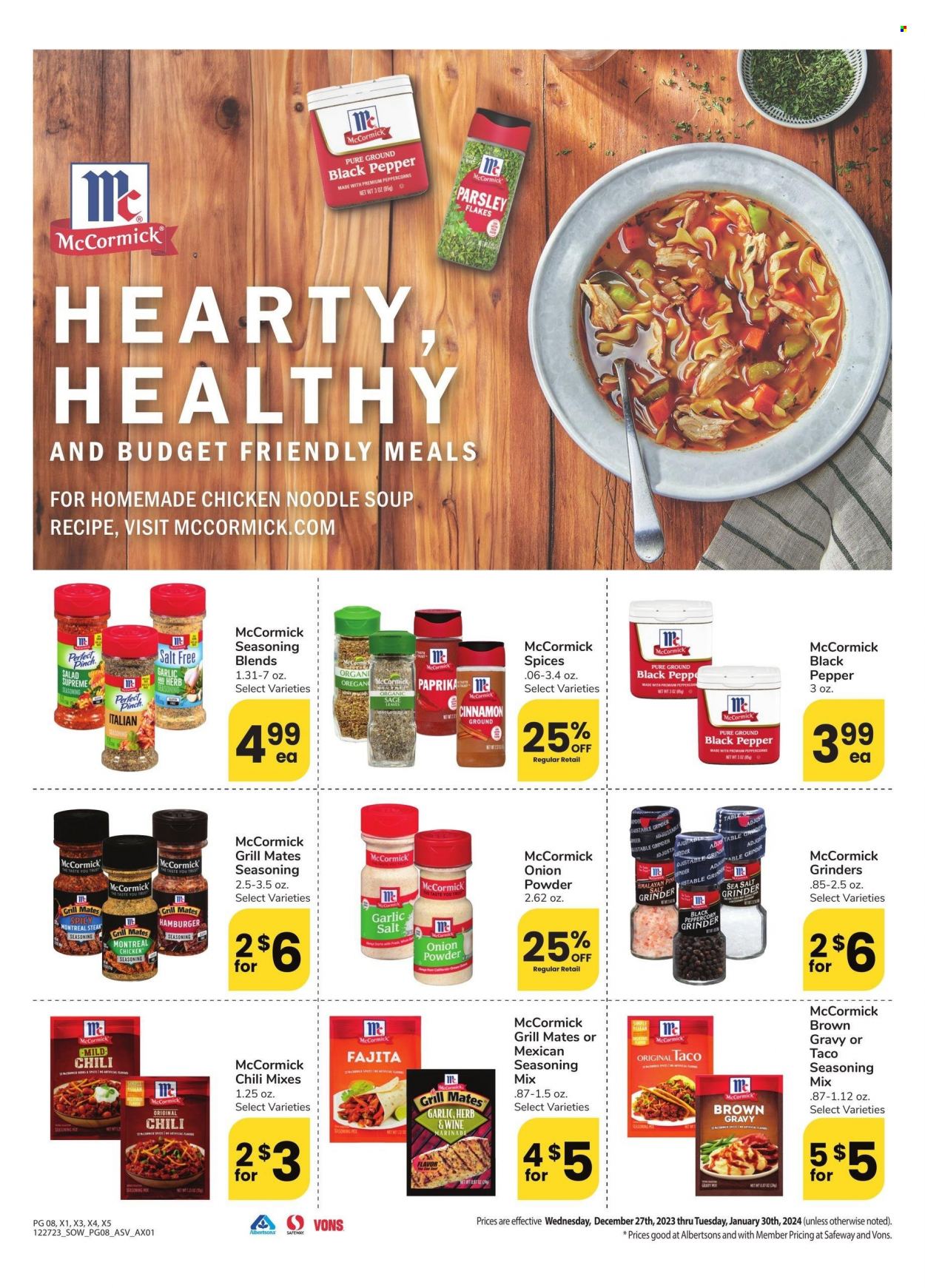 Safeway ad - 12/27/2023 - 01/30/2024. Page 8