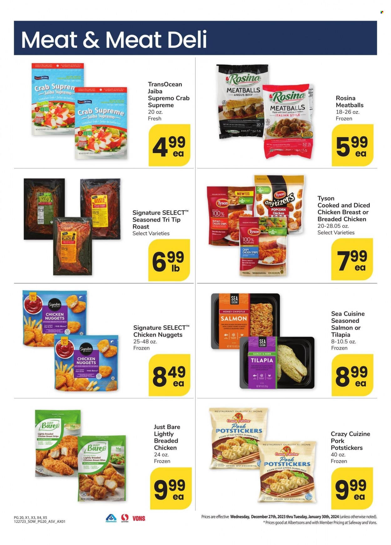 Safeway ad - 12/27/2023 - 01/30/2024. Page 20