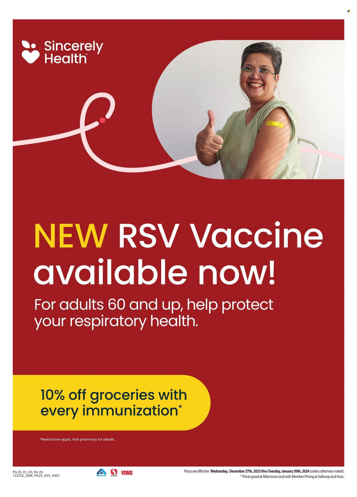 Safeway ad - 12/27/2023 - 01/30/2024. Page 25