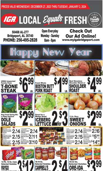IGA Flyer - 12/27/2023 - 01/02/2024.