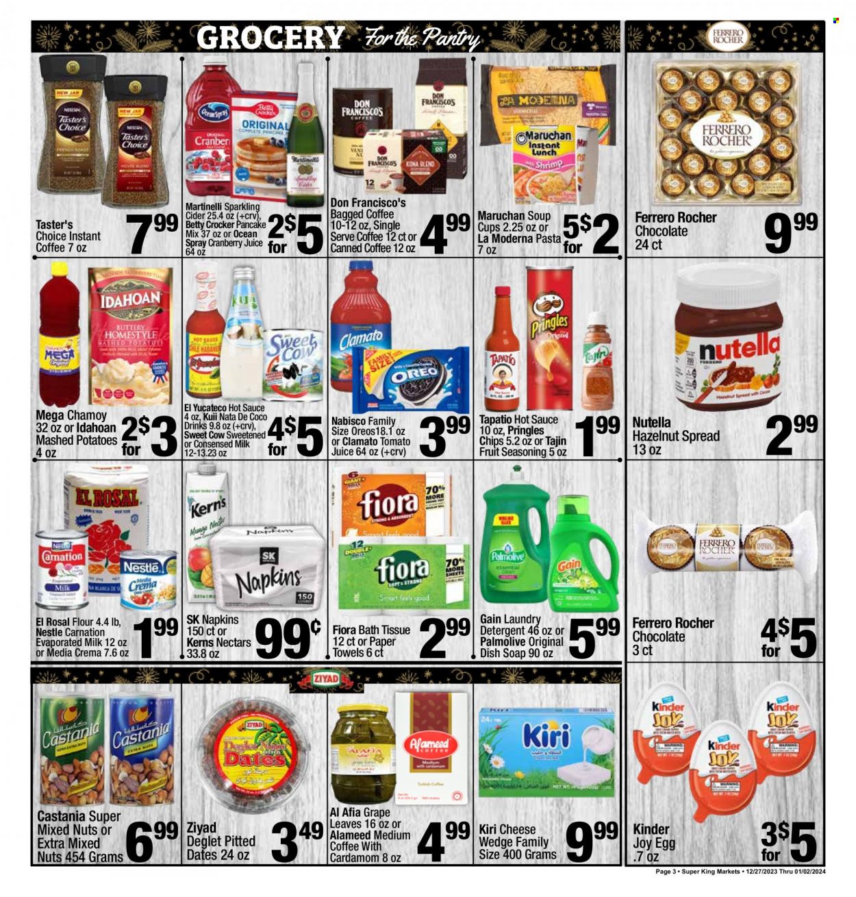 Super King Markets ad - 12/27/2023 - 01/02/2024. Page 3