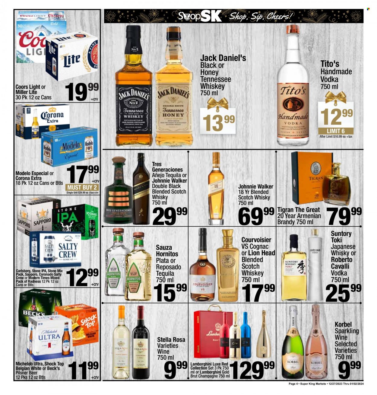 Super King Markets ad - 12/27/2023 - 01/02/2024. Page 4