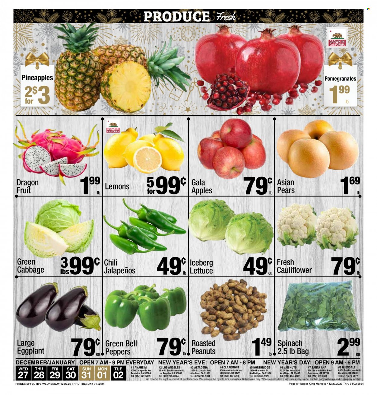 Super King Markets ad - 12/27/2023 - 01/02/2024. Page 8