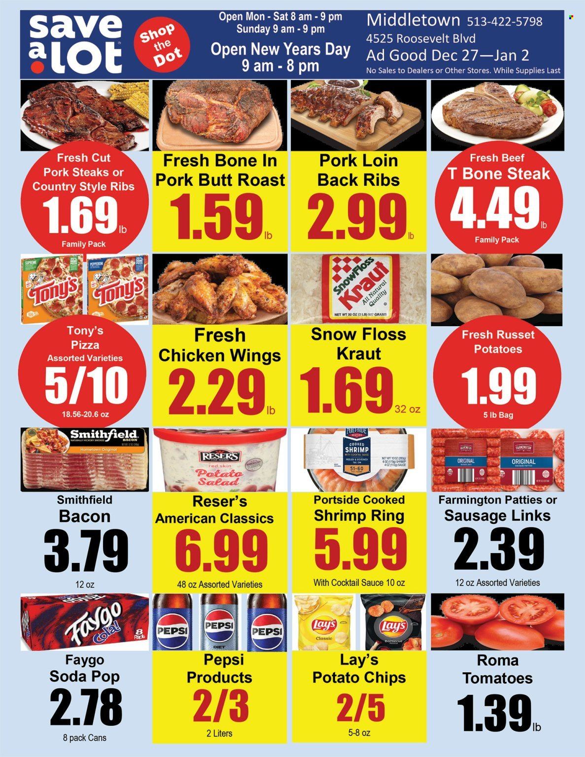 Save a Lot ad - 12/27/2023 - 01/02/2024. Page 1