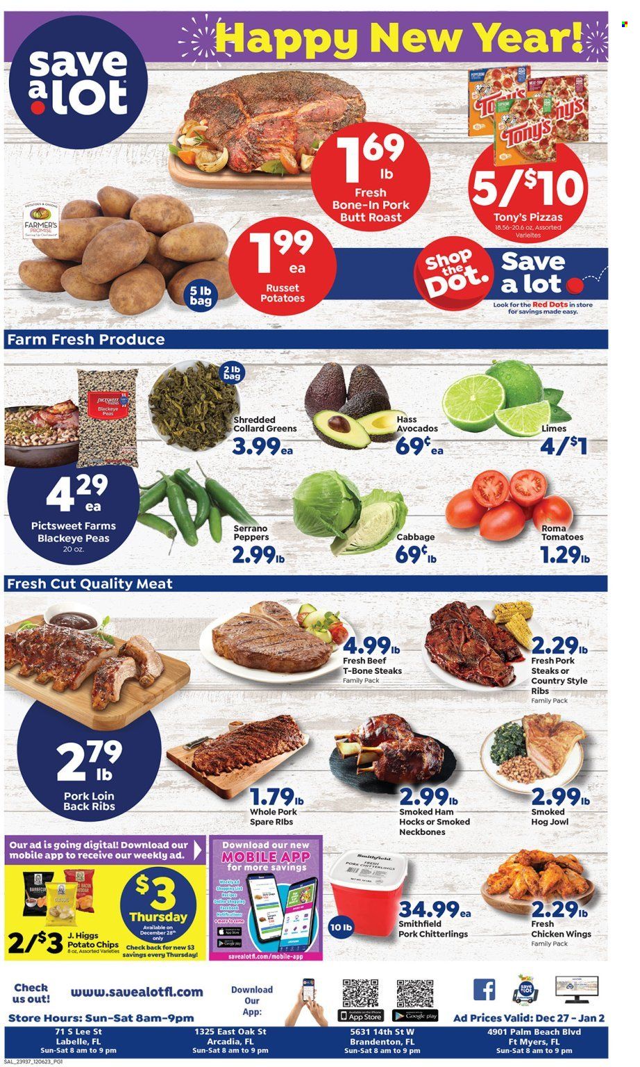 Save a Lot ad - 12/27/2023 - 01/02/2024. Page 1