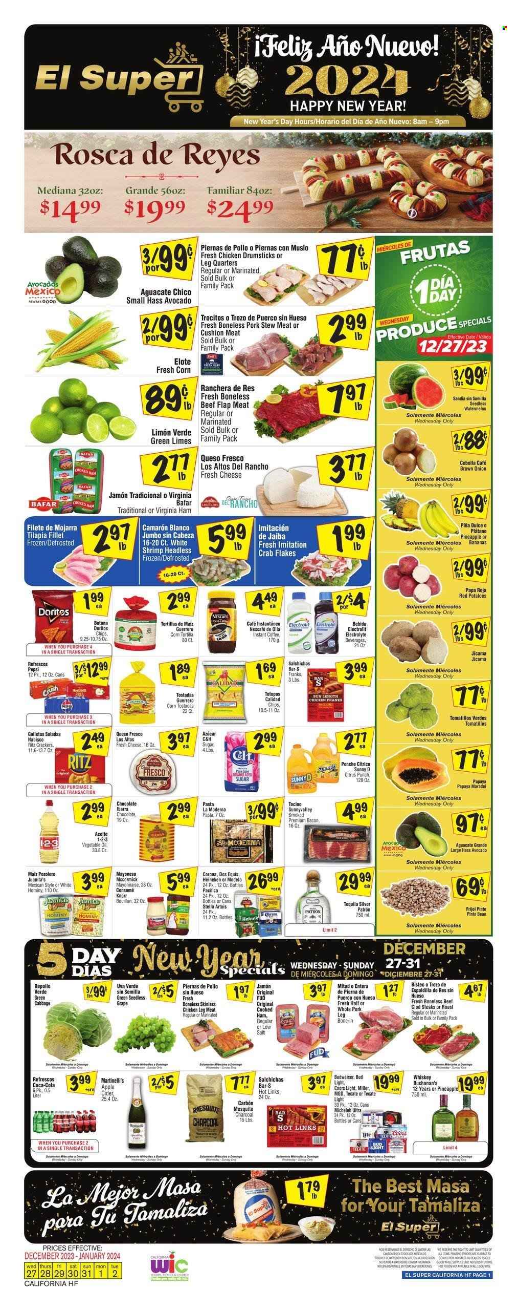El Super ad - 12/27/2023 - 01/02/2024. Page 1