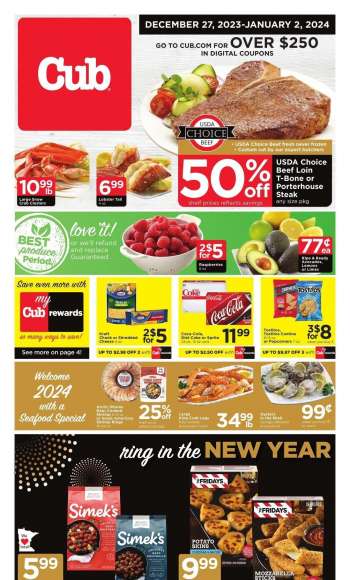 Cub Foods Flyer - 12/27/2023 - 01/02/2024.