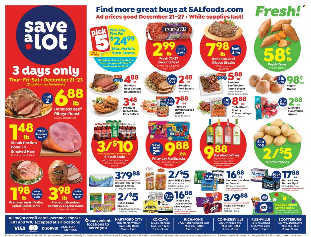 Save a Lot ad - 12/21/2023 - 12/27/2023. Page 1