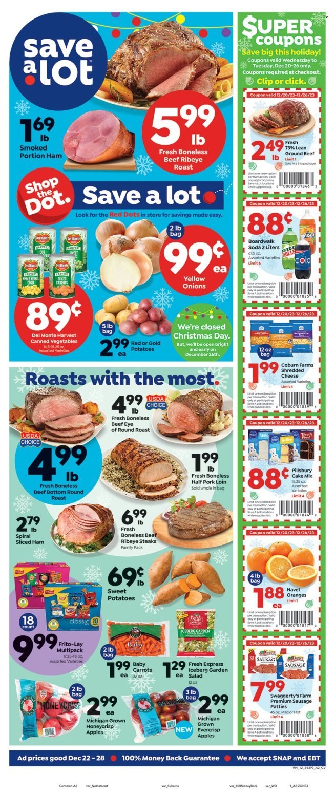 Save a Lot ad - 12/22/2023 - 12/28/2023. Page 1