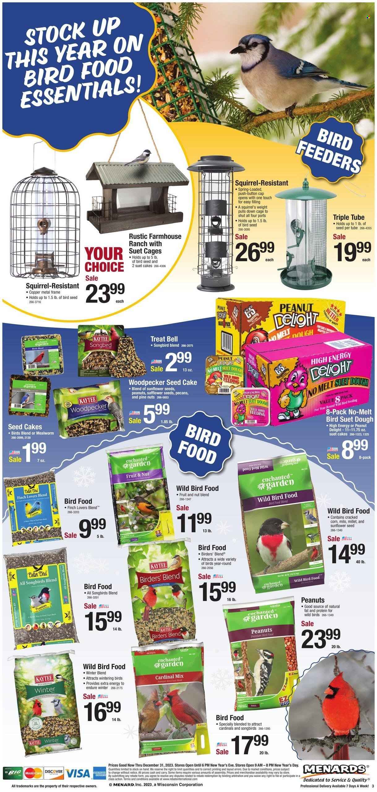 Menards ad - 12/25/2023 - 12/31/2023. Page 3
