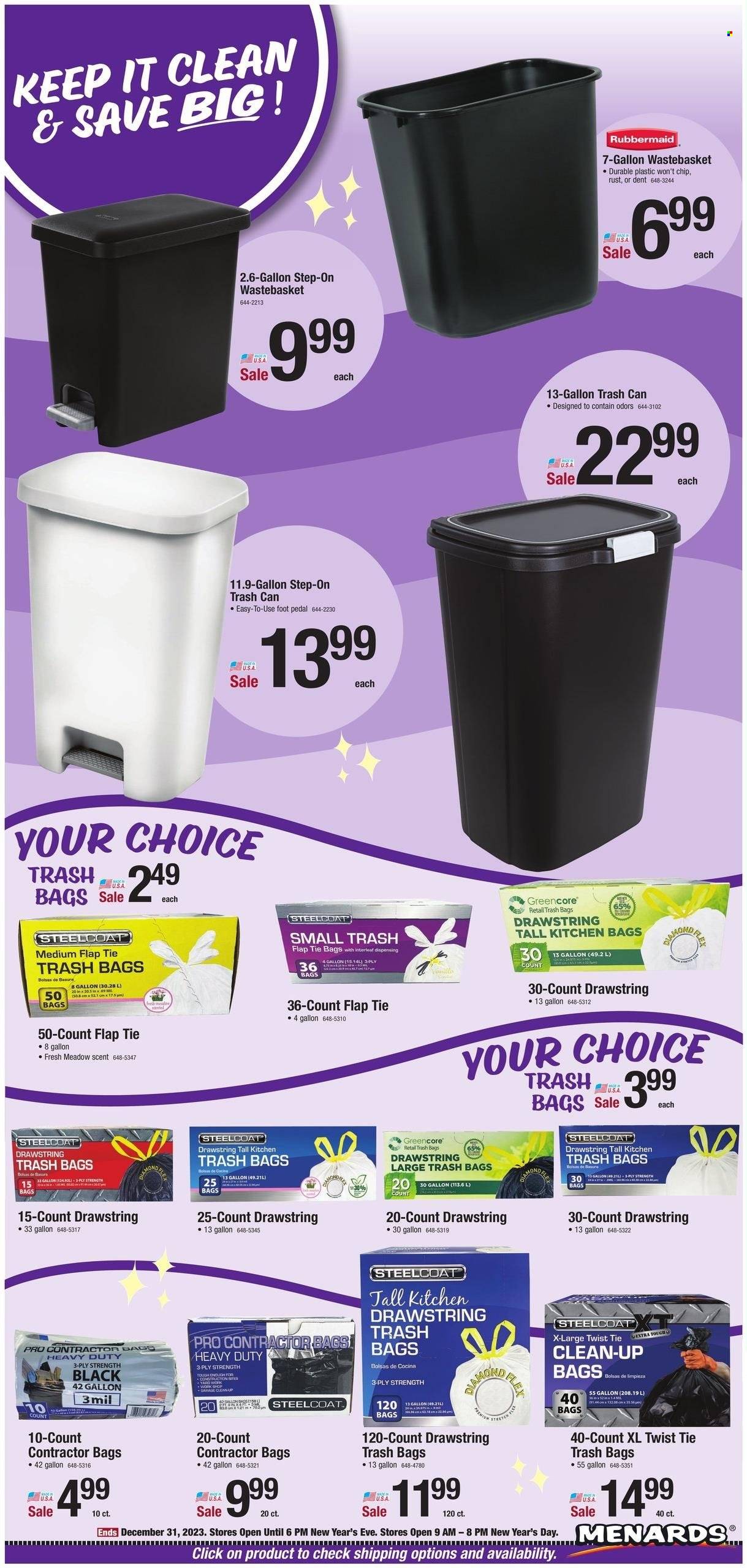 Menards ad - 12/25/2023 - 12/31/2023. Page 4