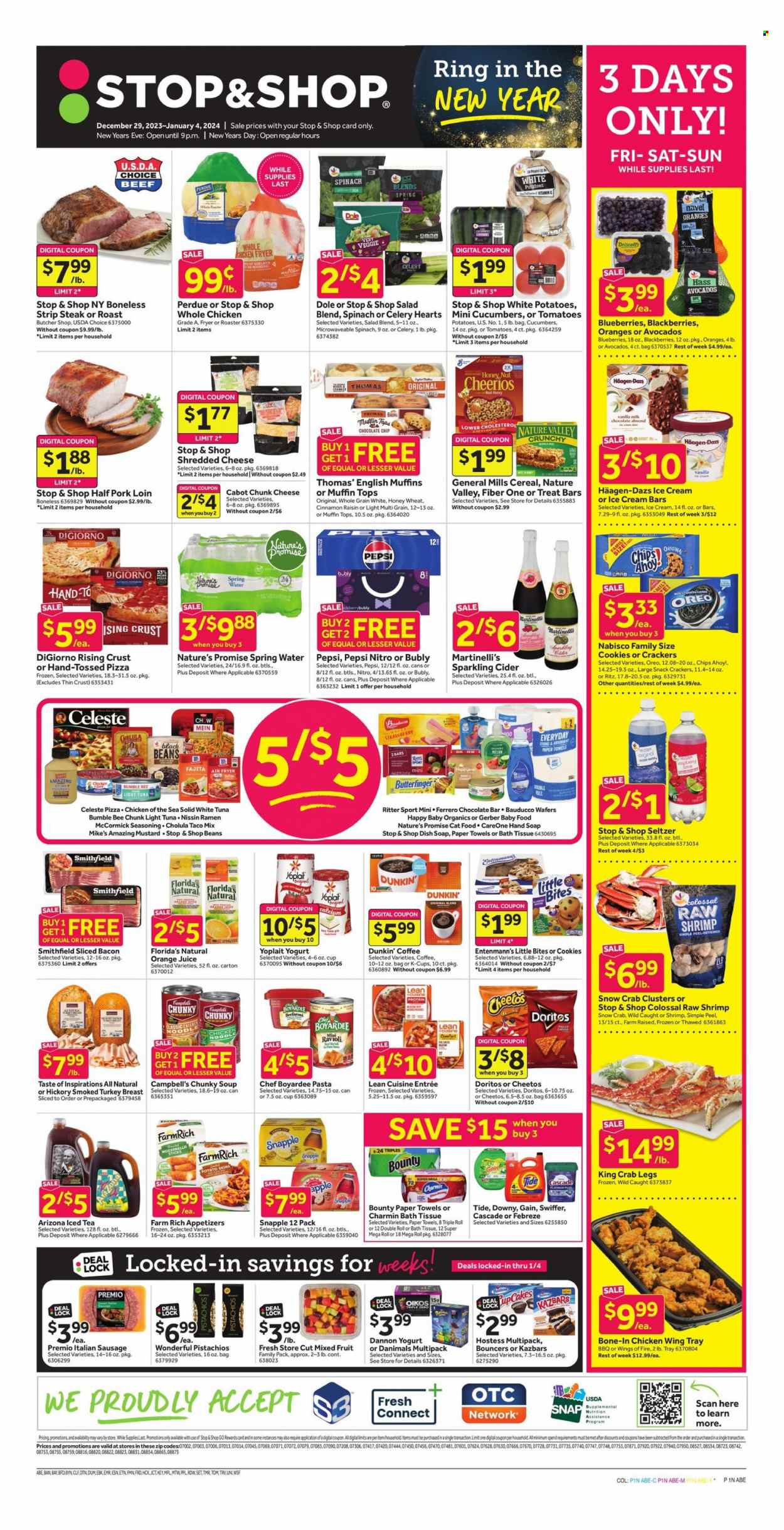 Stop & Shop ad - 12/29/2023 - 01/04/2024. Page 1