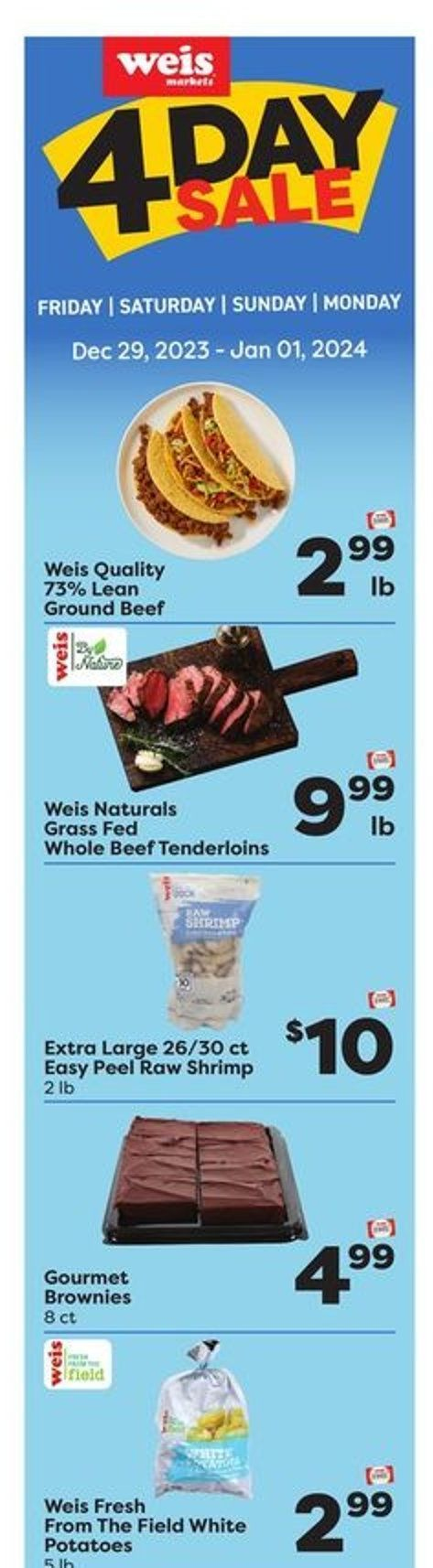 Shaw’s ad - 12/29/2023 - 01/04/2024. Page 4