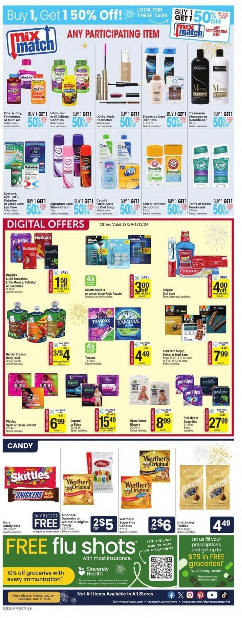 Shaw’s ad - 12/29/2023 - 01/04/2024. Page 6