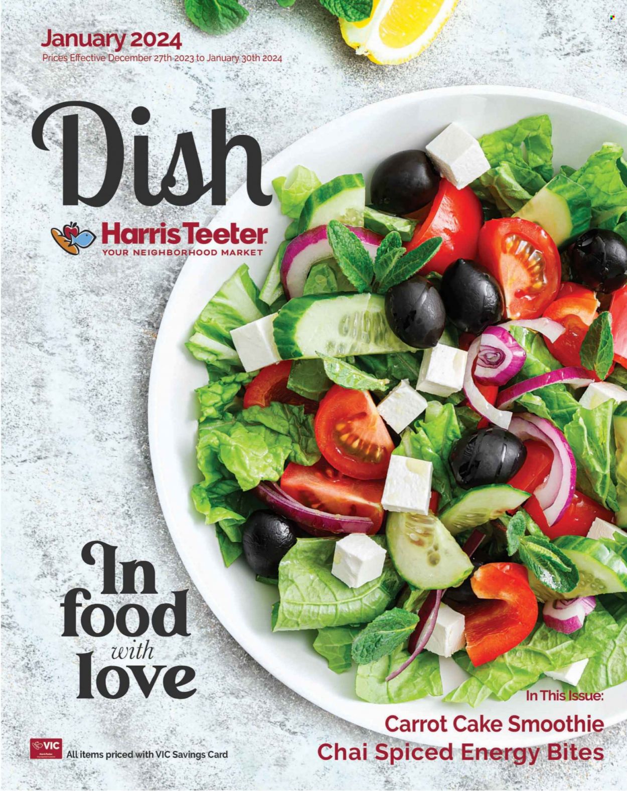 Harris Teeter ad - 12/27/2023 - 01/30/2024. Page 1