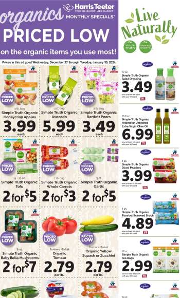 Harris Teeter Flyer - 12/27/2023 - 01/30/2024.