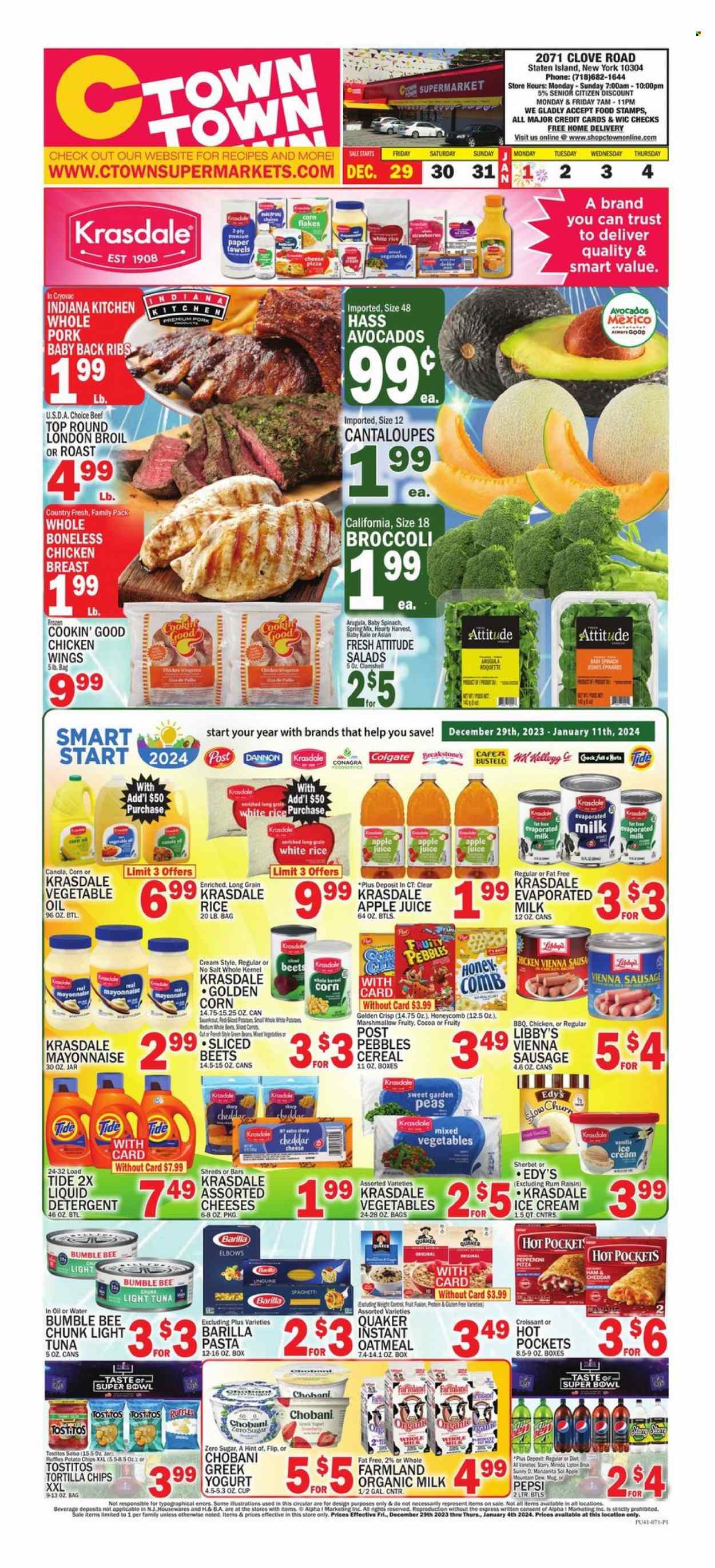 C-Town ad - 12/29/2023 - 01/04/2024. Page 1