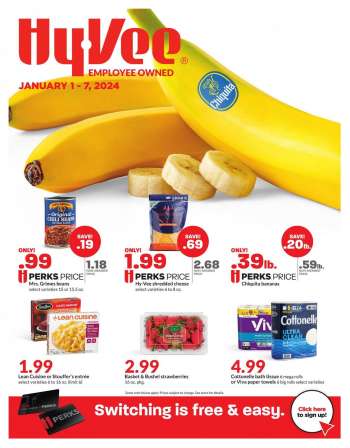 Hy-Vee Flyer - 01/01/2024 - 01/07/2024.