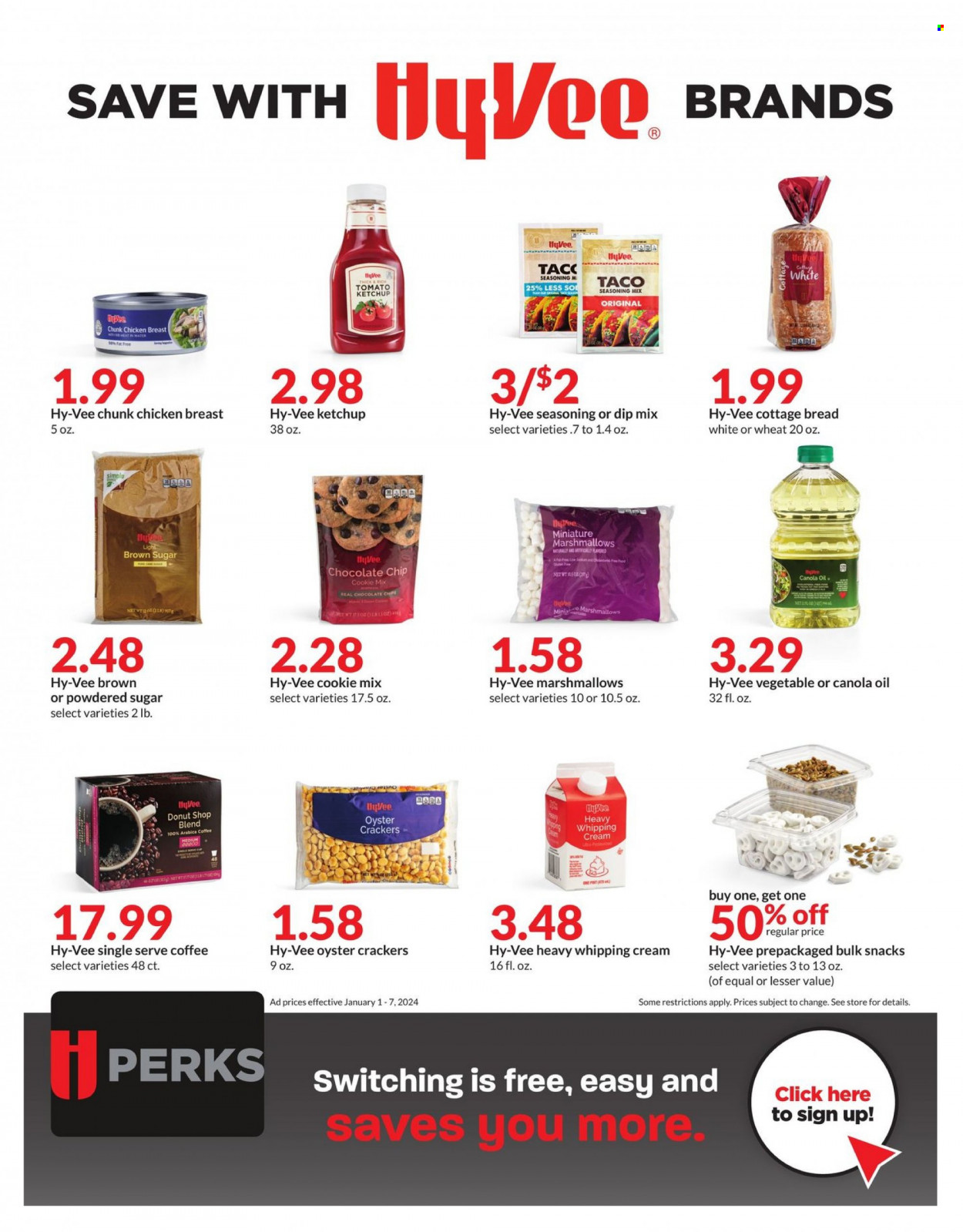 Hy-Vee ad - 01/01/2024 - 01/07/2024. Page 9