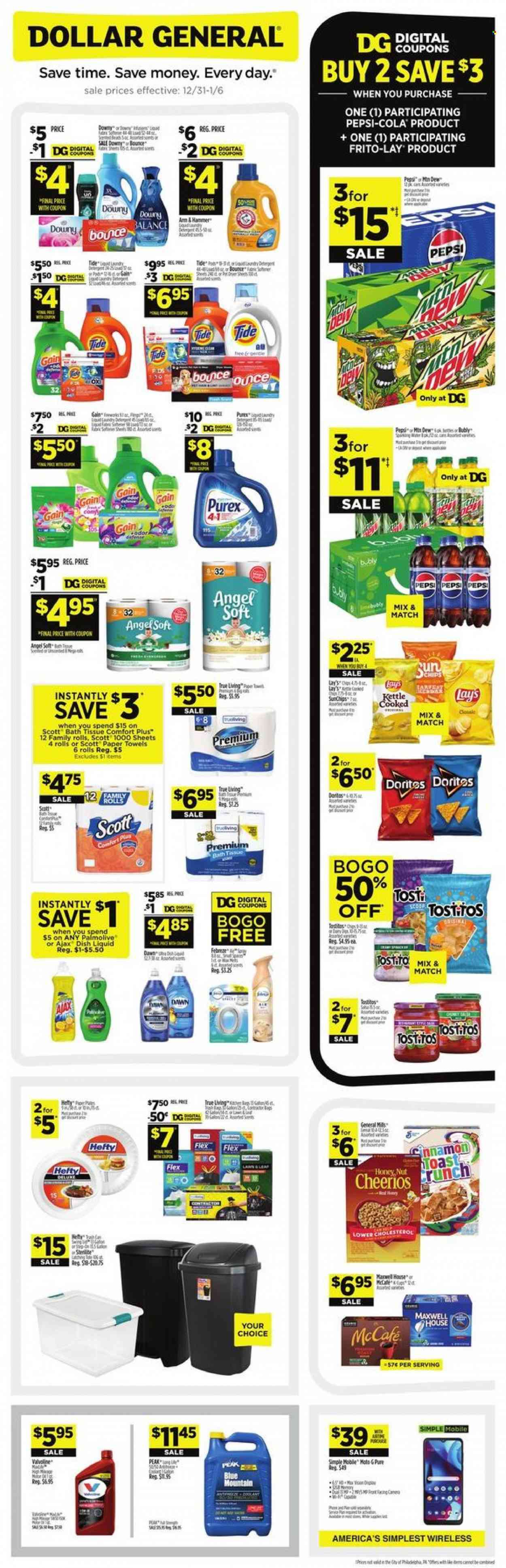 Dollar General ad - 12/31/2023 - 01/06/2024. Page 1