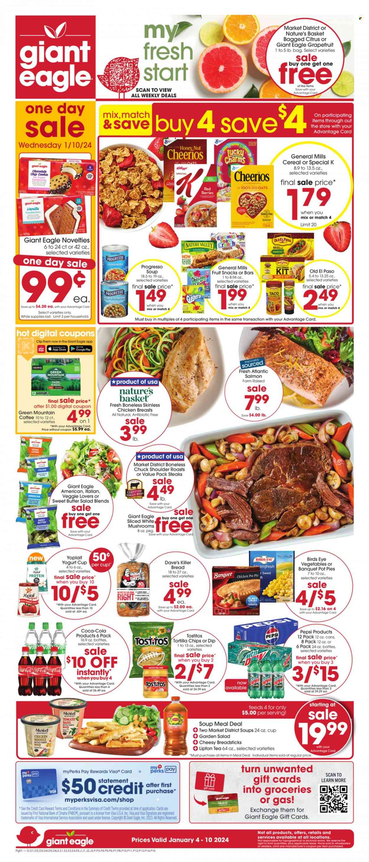 Giant Eagle ad - 01/04/2024 - 01/10/2024. Page 1