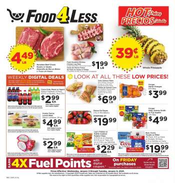Food 4 Less Flyer - 01/03/2024 - 01/09/2024.