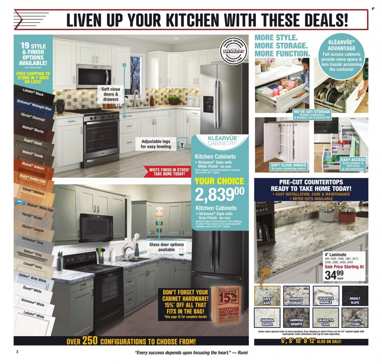 Menards ad - 01/01/2024 - 01/14/2024. Page 3