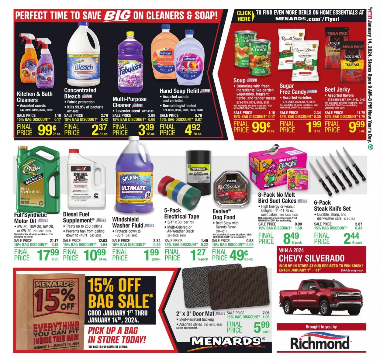Menards ad - 01/01/2024 - 01/14/2024. Page 21