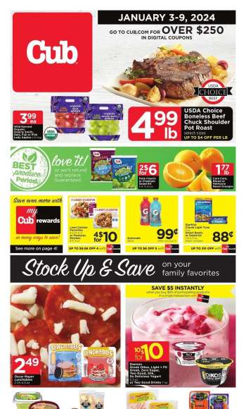 Cub Foods Flyer - 01/03/2024 - 01/09/2024.