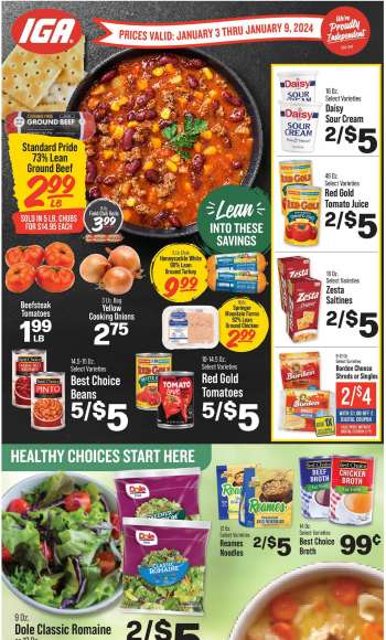 IGA Flyer - 01/03/2024 - 01/09/2024.