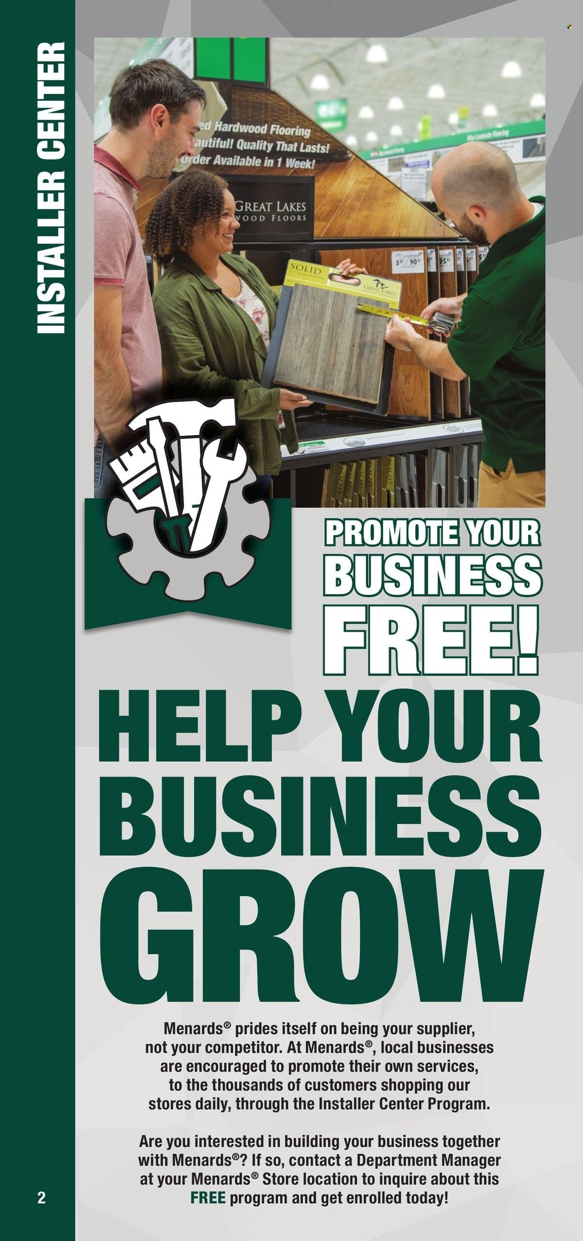 Menards ad - 01/01/2024 - 12/31/2024. Page 2
