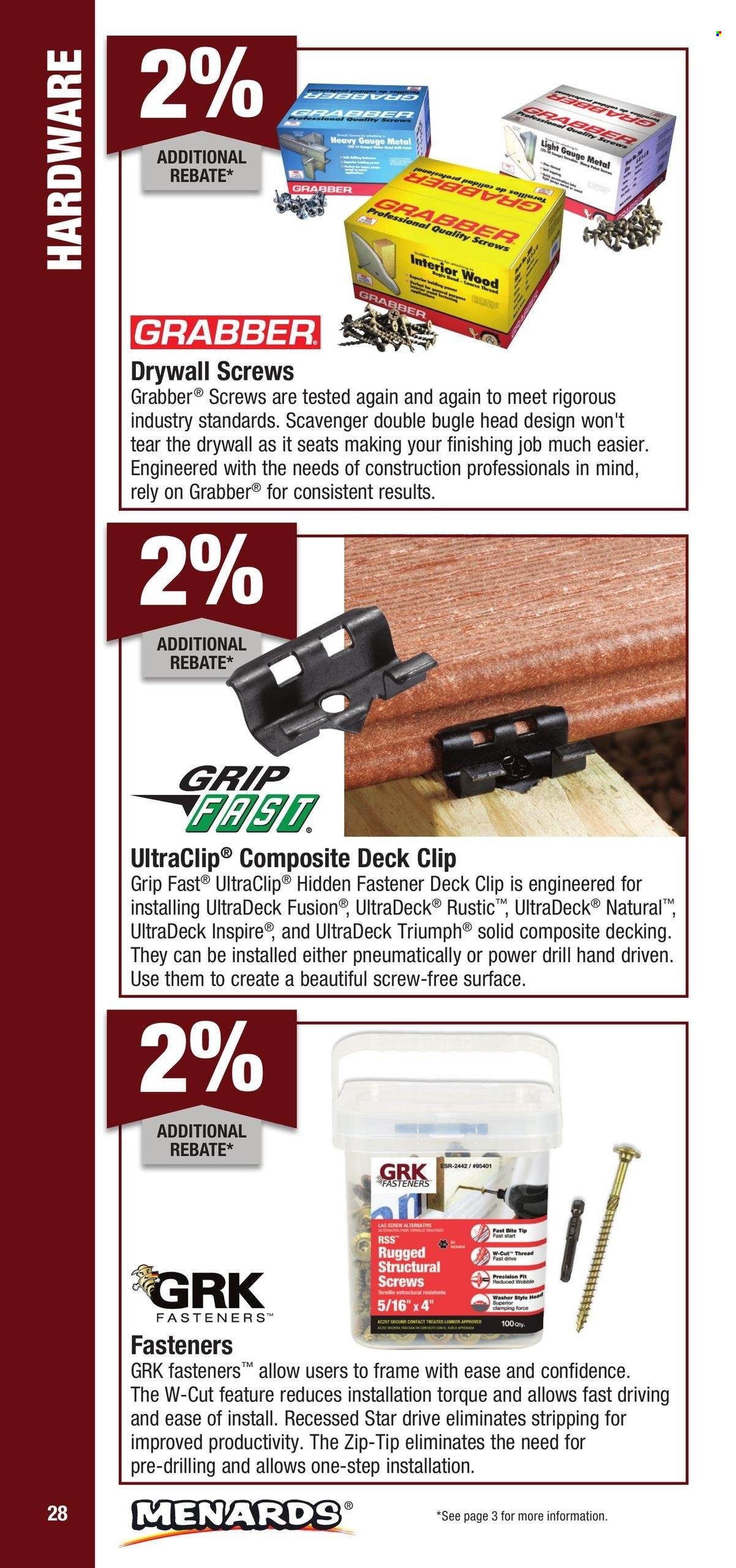Menards ad - 01/01/2024 - 12/31/2024. Page 28