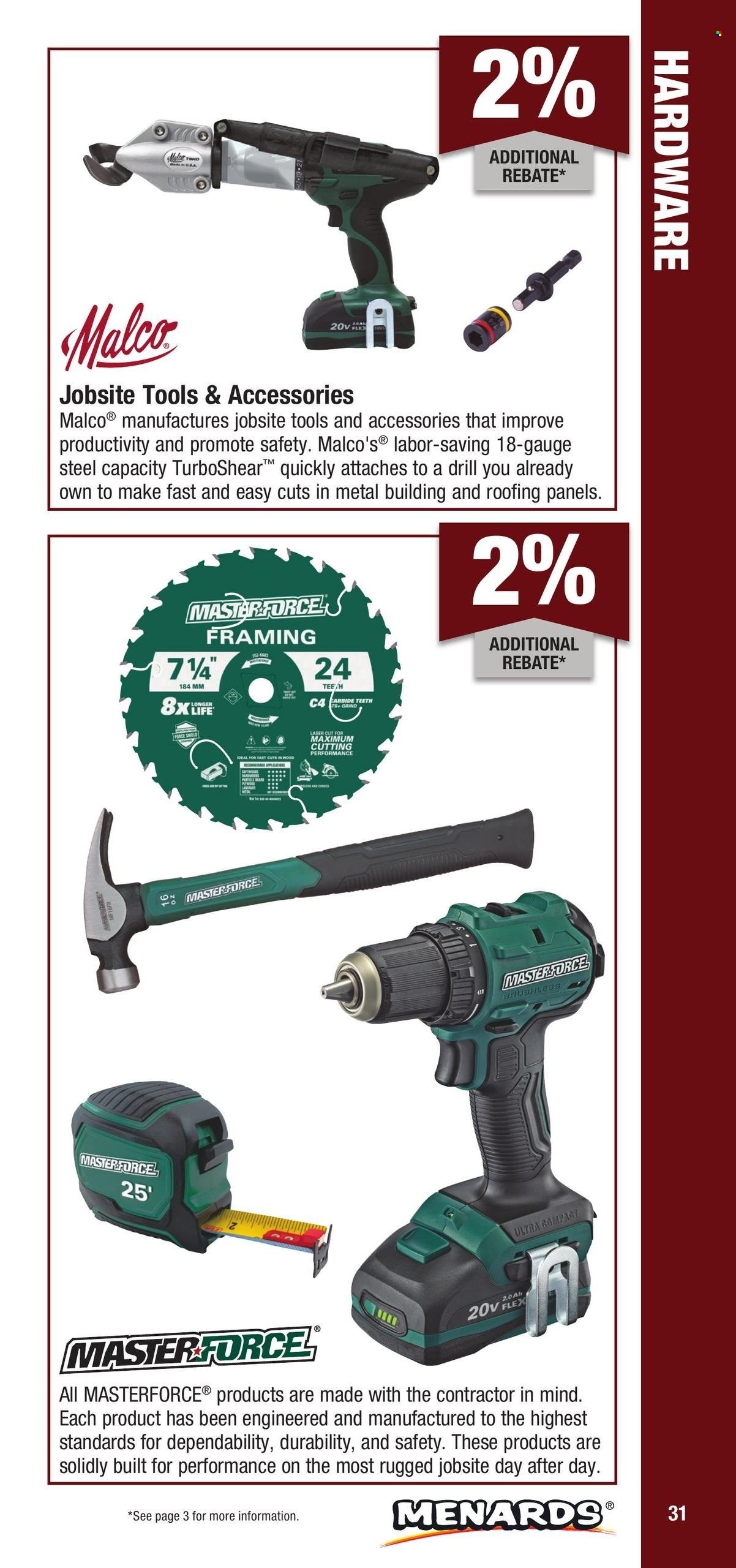 Menards ad - 01/01/2024 - 12/31/2024. Page 31