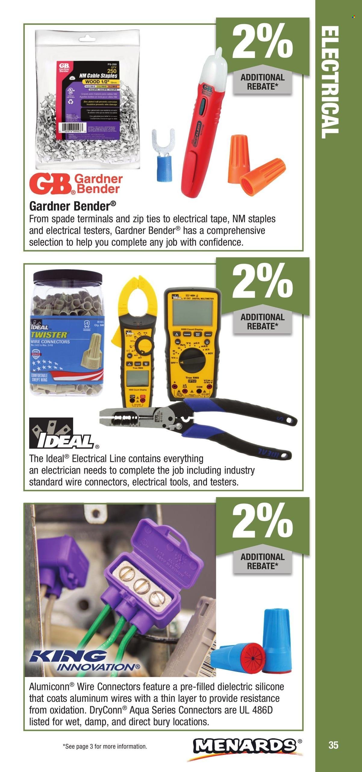 Menards ad - 01/01/2024 - 12/31/2024. Page 35