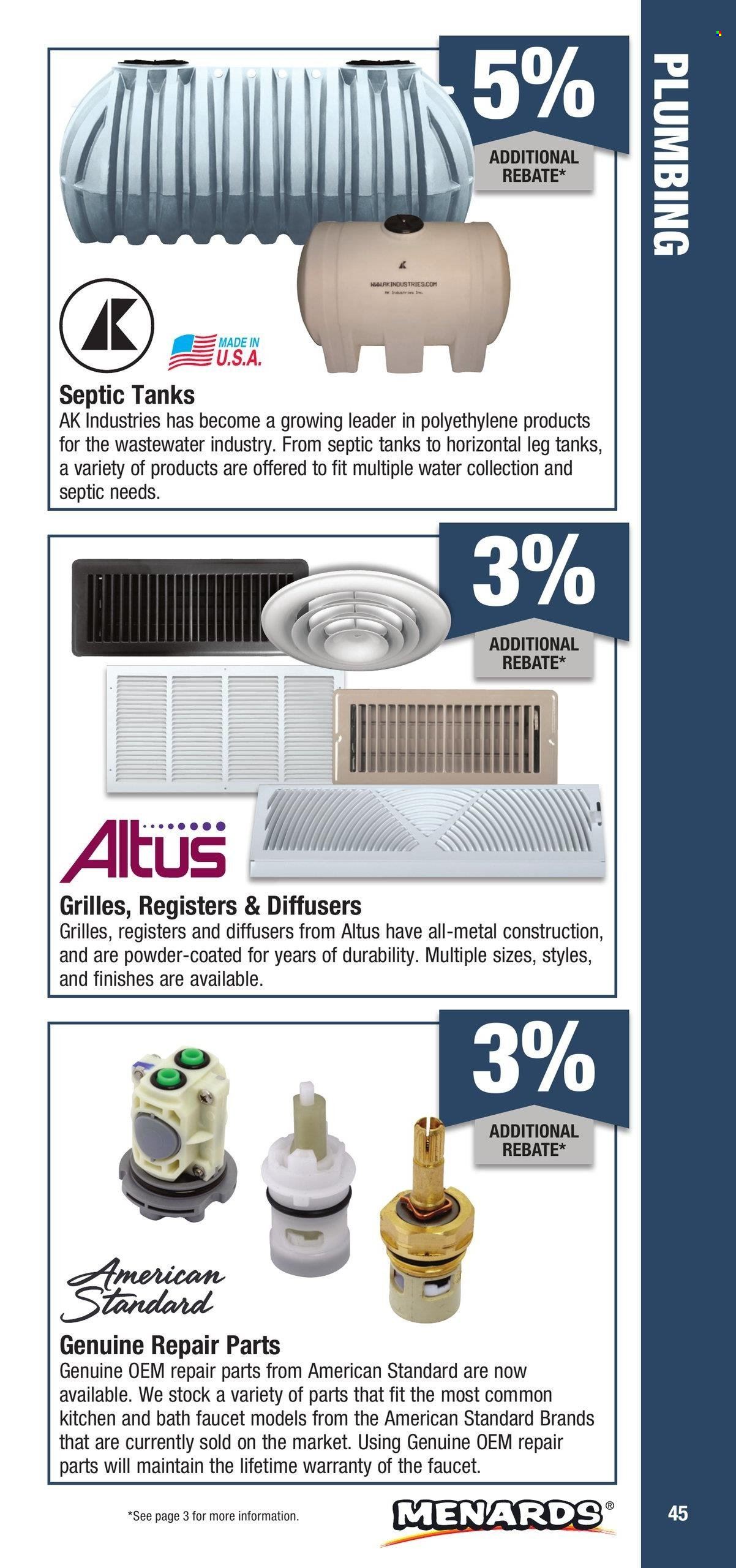 Menards ad - 01/01/2024 - 12/31/2024. Page 45