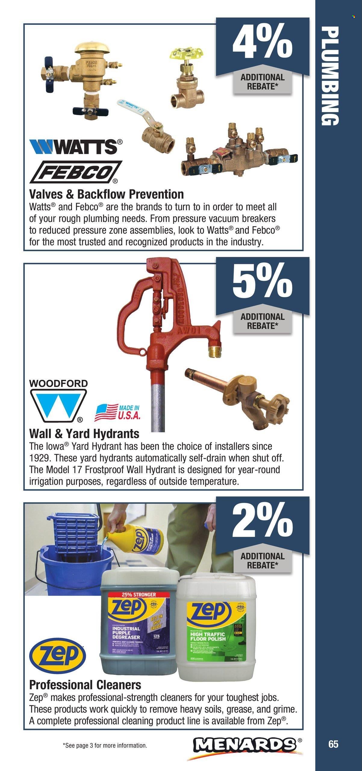 Menards ad - 01/01/2024 - 12/31/2024. Page 65