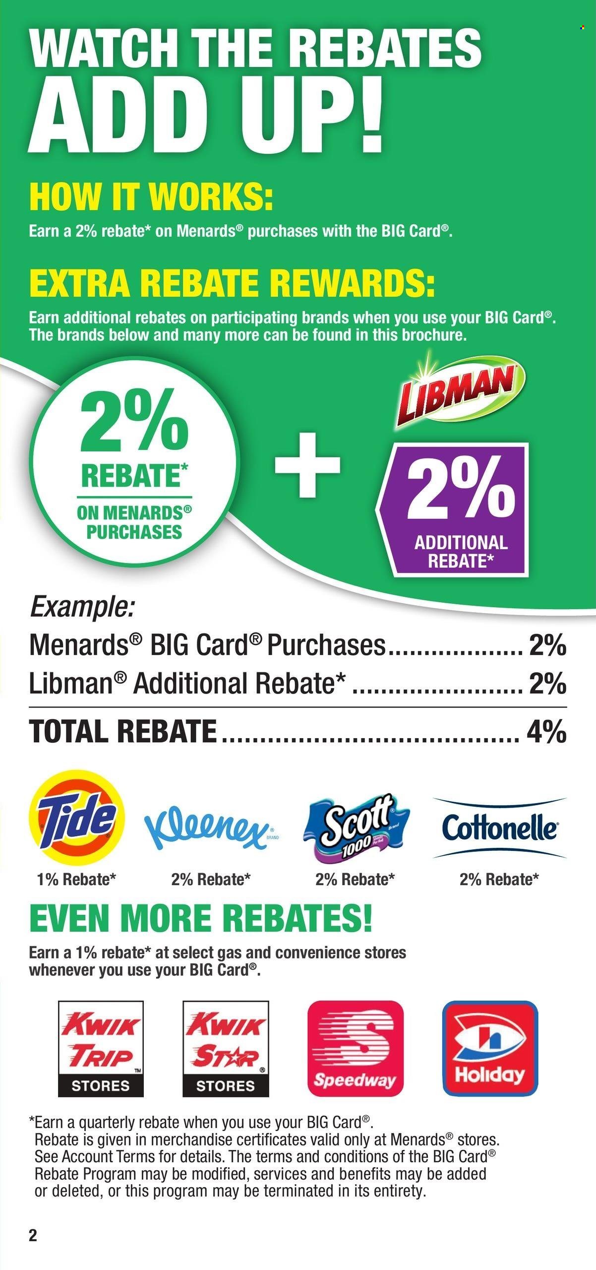 Menards ad - 01/01/2024 - 12/31/2024. Page 2