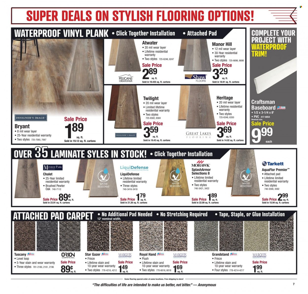 Menards ad - 01/04/2024 - 01/14/2024. Page 9