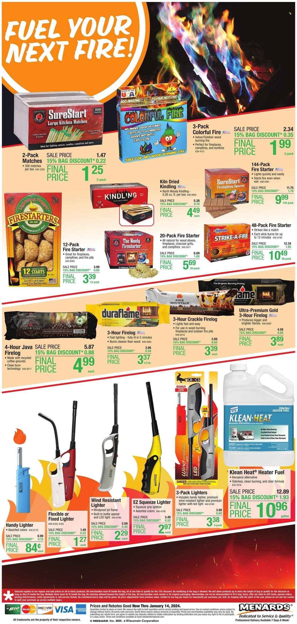 Menards ad - 01/04/2024 - 01/14/2024. Page 2