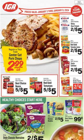 IGA Flyer - 01/03/2024 - 01/09/2024.