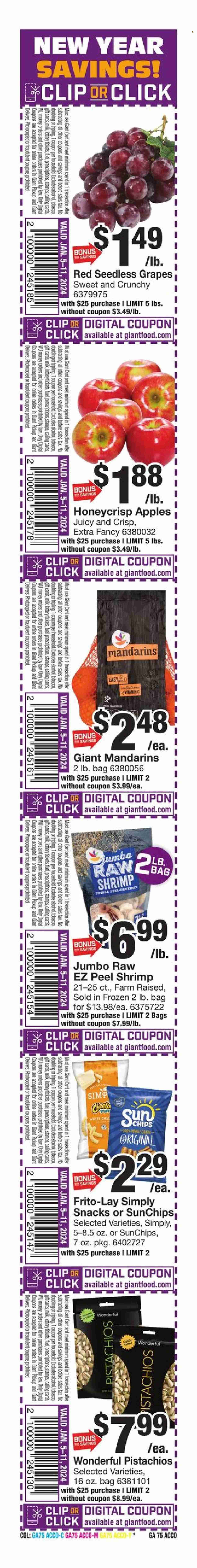 Giant Food ad - 01/05/2024 - 01/11/2024. Page 11