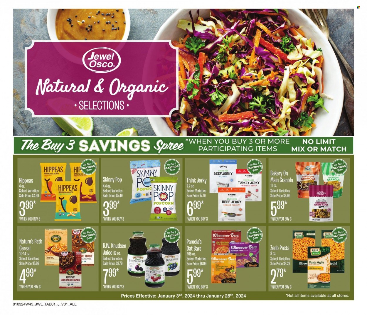 Jewel Osco ad - 01/03/2024 - 01/28/2024. Page 1