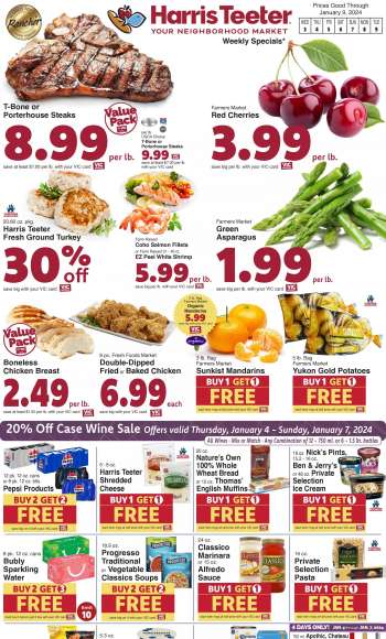 Harris Teeter Flyer - 01/03/2024 - 01/09/2024.
