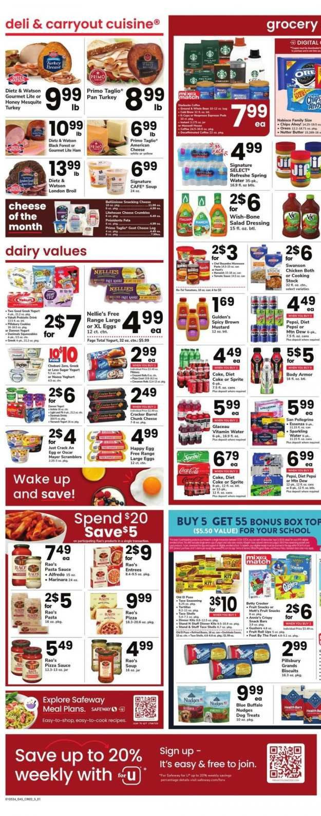 Safeway ad - 01/05/2024 - 01/11/2024. Page 2