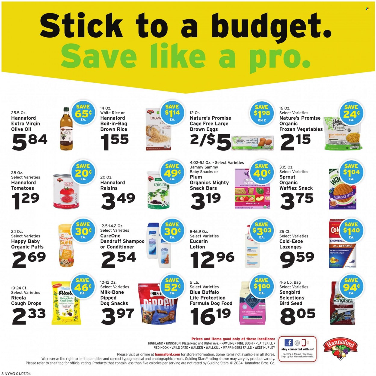 Hannaford ad - 01/07/2024 - 01/13/2024. Page 8